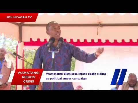 Wamatangi accuses rivals of fabricating crisis to undermine leadership