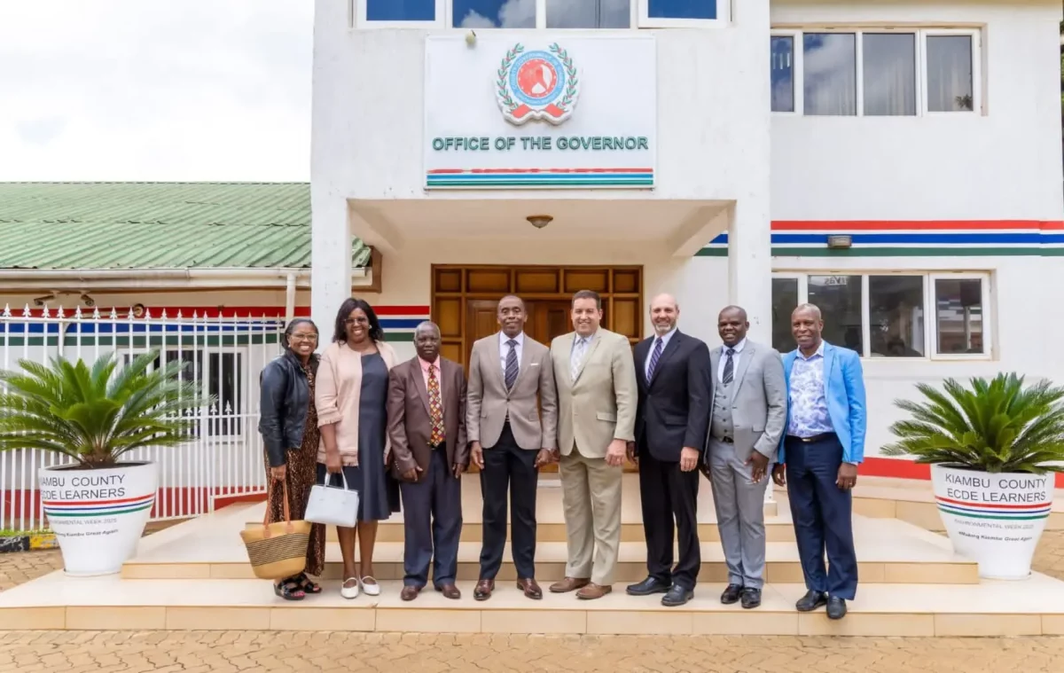 Governor Wamatangi Hosts Former US Senator John Crane, Discussions Focus on Education