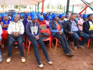 Individuals posing as AIPCA women's guild members disrupted a church service attended by President Ruto.