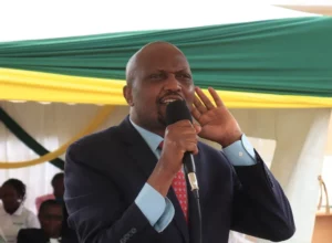 Hon Moses Kuria speaking at a past event