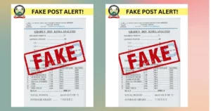 KNEC Dismisses Fake KJSEA Grading Systems and Aggregate Scores Fake post alert from Kenya National Examinations Council (KNEC)
