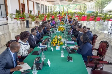 Kenya’s Cabinet Approves Landmark Economic Transformation Funds Kenya's Cabinet convenes in Nairobi to approve significant national development and policy frameworks.