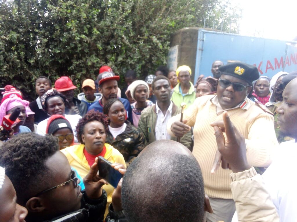 Kamandura Parents Protest over Grabbed School Field