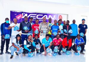 Machua Waithaka Backs 19 Kiambu Town Football Teams With Equipment