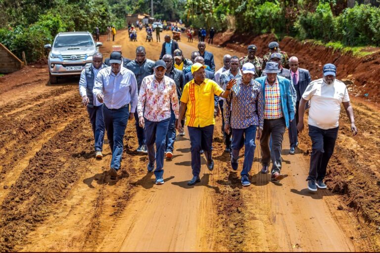 Kindiki Warns Sluggish Contractors as Sh45bn Road Programme Gathers Pace in Nyeri