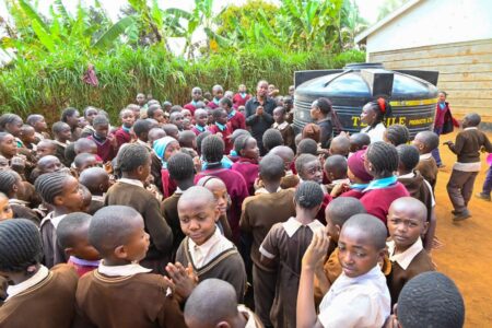 Wamuratha Steps Up Support for Lari Schools With Water Tanks