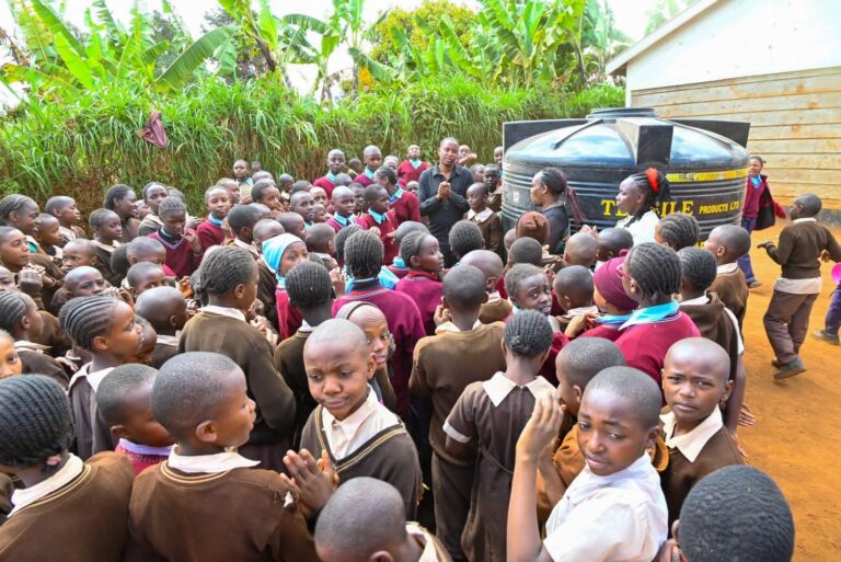 Wamuratha Steps Up Support for Lari Schools With Water Tanks