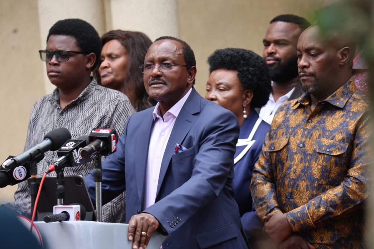 Kalonzo Vows to Pursue ‘Ukombozi’ Agenda, Accuses Ruto Government of Political Intolerance