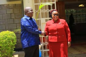 Dr. Fred Matiang’i Secures Bishop Margaret Wanjiru’s Endorsement, Decries Political Goonism in Nairobi
